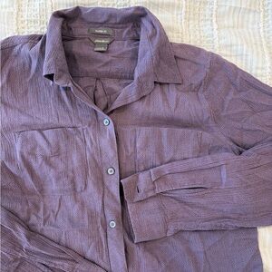 Eddie Bauer Women’s Classic Fit Long Sleeve Button Down Outdoor Shirt | Small
